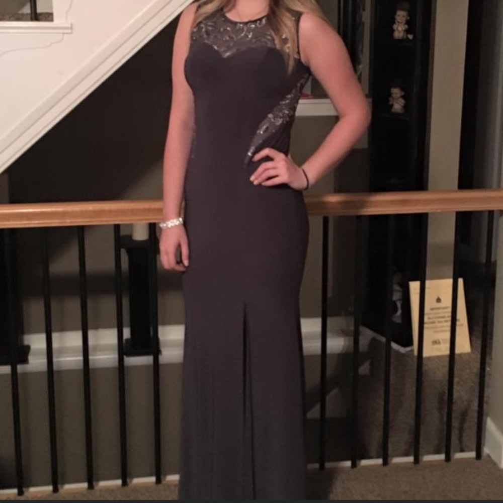 Charcoal gown